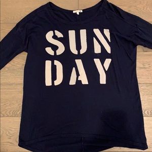 Sundry SUN DAY tunic t-shirt. One size.